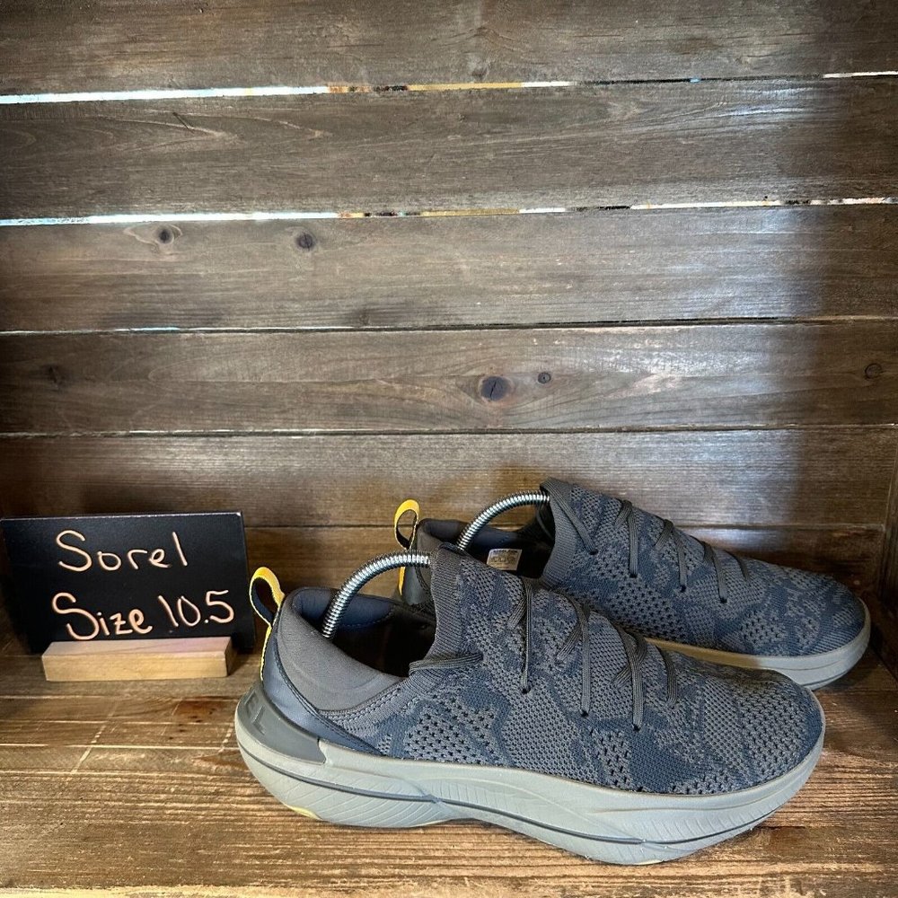 Mens Sorel Explorer Blitz Stride Gray Knit Athleitc Shoes Sneakers‎ Size 10.5 M